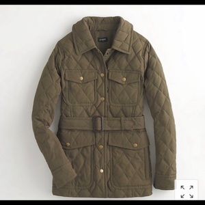 Jcrew quilted down field jacket